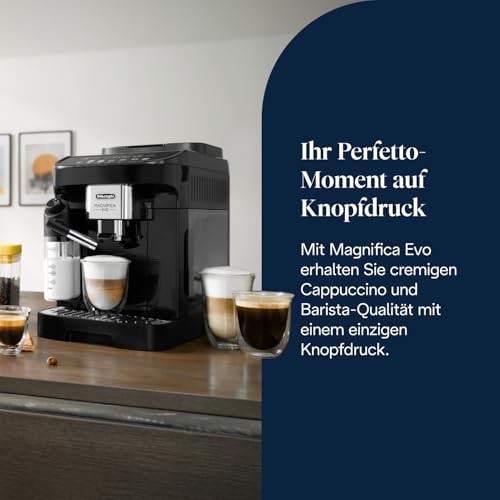 De'Longhi Magnifica Evo ECAM292.81.B Kaffeevollautomat, LatteCrema