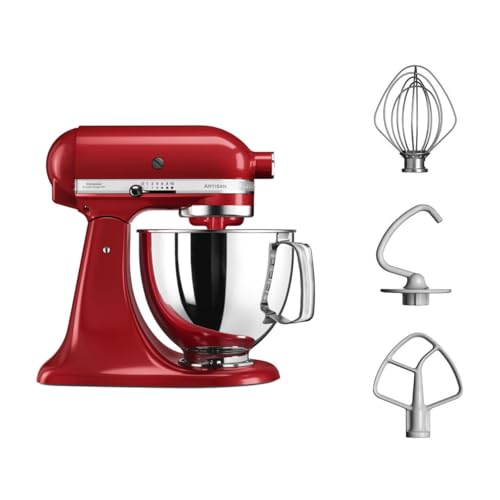 KitchenAid Artisan 5KSM125EER Küchenmaschine 4,8 L, Empire Red