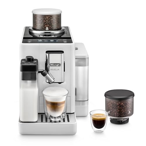 De'Longhi Rivelia EXAM440.55.W Kaffeevollautomat, weiß