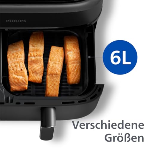 Philips Dual Basket Airfryer 3000 NA350/00 Heißluftfritteuse 9 L