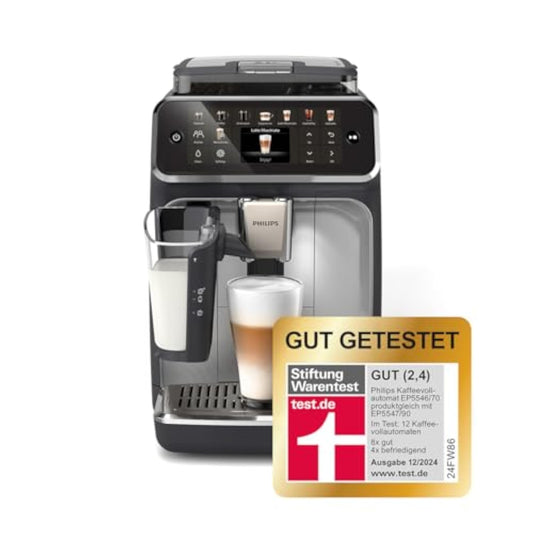 Philips Serie 5500 EP5546/70 Kaffeevollautomat, LatteGo, 20 Rezepte
