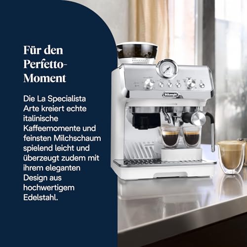 De'Longhi La Specialista Arte EC9155.W Siebträgermaschine, weiß