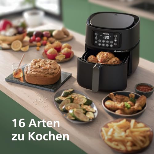 Philips Airfryer XXL HD9285/90 Heißluftfritteuse 7,2 L, WLAN