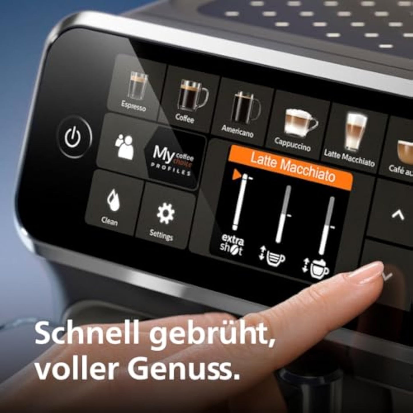 Philips Serie 5400 EP5441/50 Kaffeevollautomat, LatteGo, schwarz