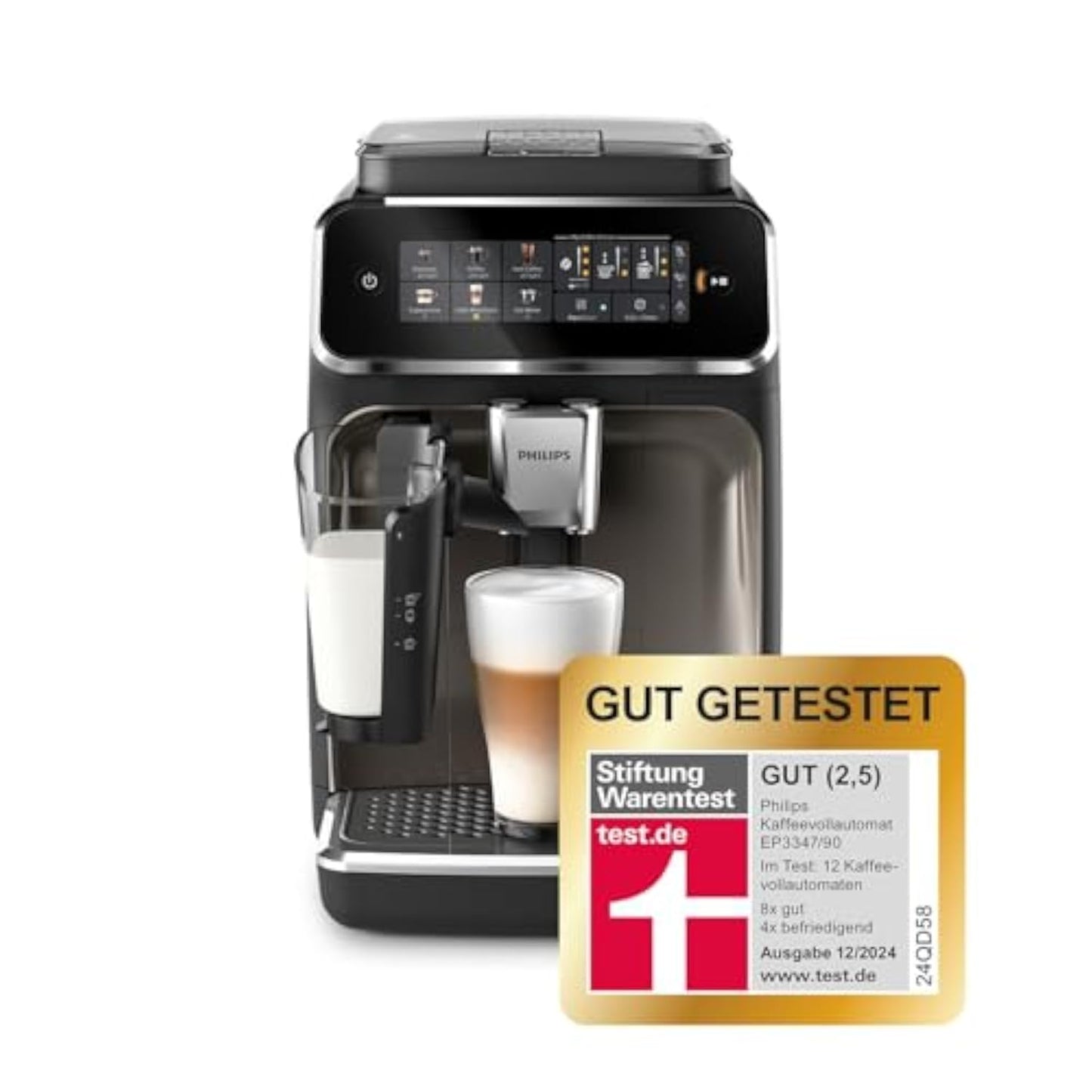 Philips Serie 3300 EP3347/90 Kaffeevollautomat, LatteGo, 6 Rezepte