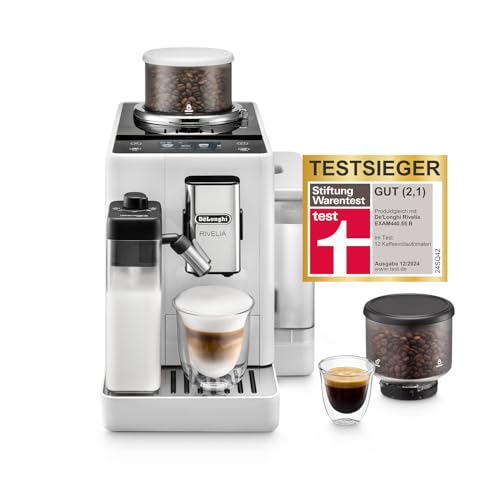 De'Longhi Rivelia EXAM440.55.W Kaffeevollautomat, weiß