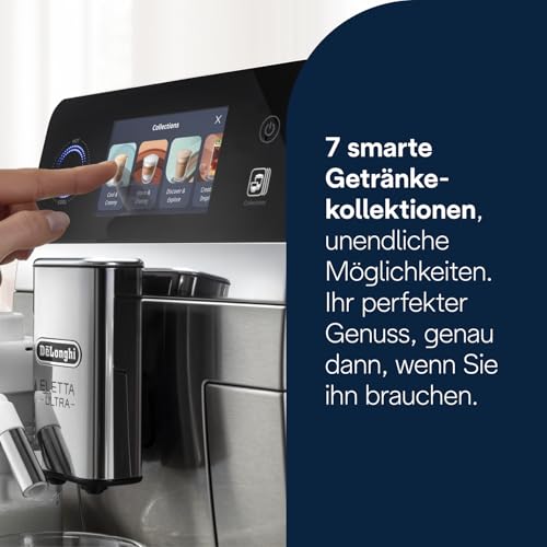 De'Longhi Eletta Ultra ECAM472.85.MB Kaffeevollautomat, Touch
