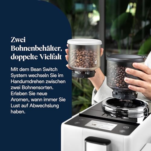 De'Longhi Rivelia EXAM440.55.W Kaffeevollautomat, weiß