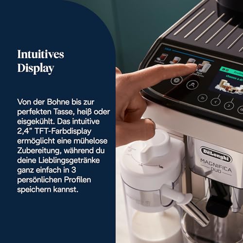 De'Longhi Magnifica Duo ECAM332.80.SXB Kaffeevollautomat, silber
