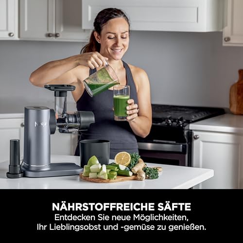 Ninja JC151EU Slow Juicer Entsafter 700 ml, Kaltpressung
