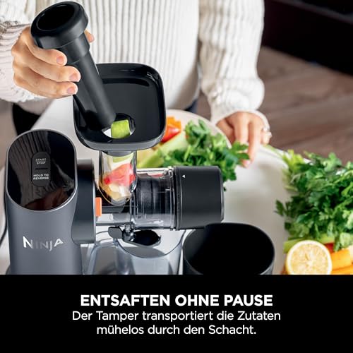 Ninja JC151EU Slow Juicer Entsafter 700 ml, Kaltpressung