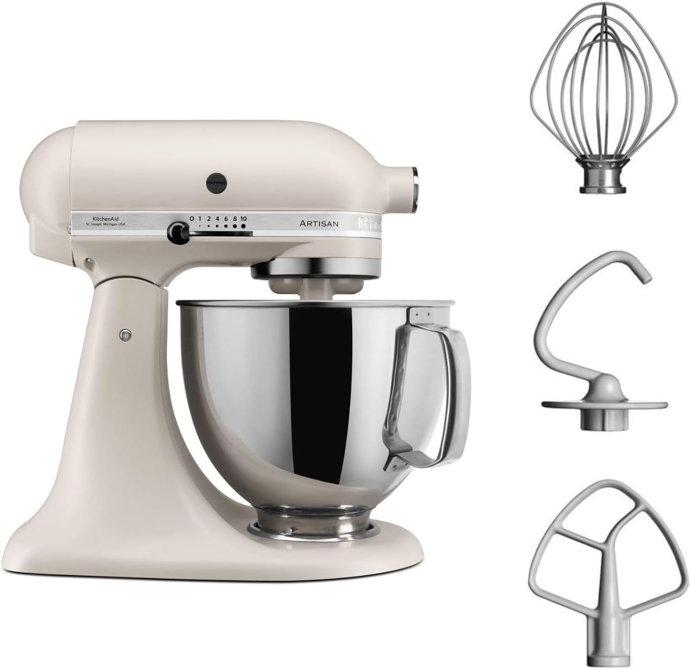 KitchenAid Artisan 5KSM125EMH Küchenmaschine 4,8 L, Milkshake